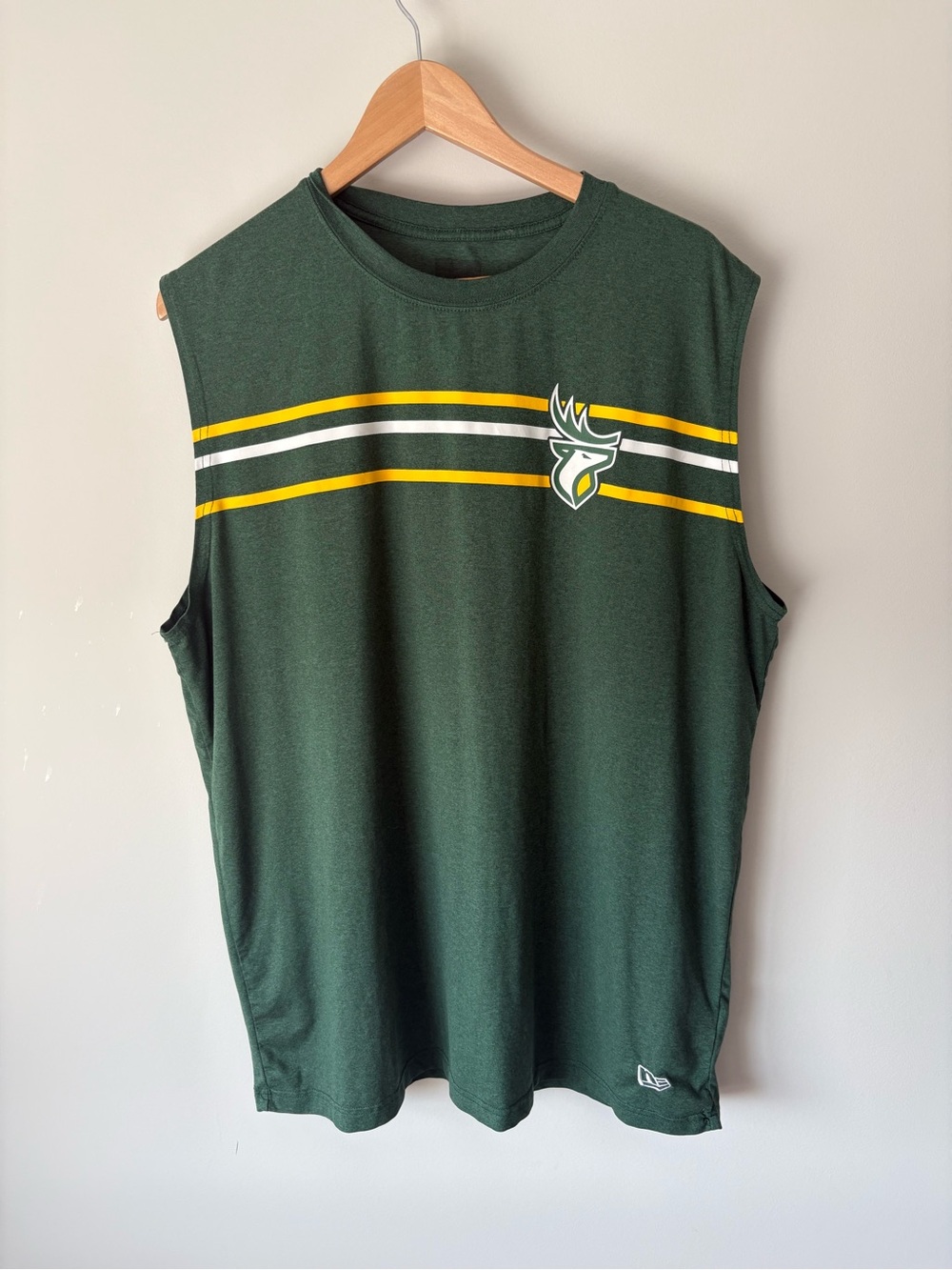 Edmonton Elks New Era Cooperstown Muscle Tee Green Men’s XL